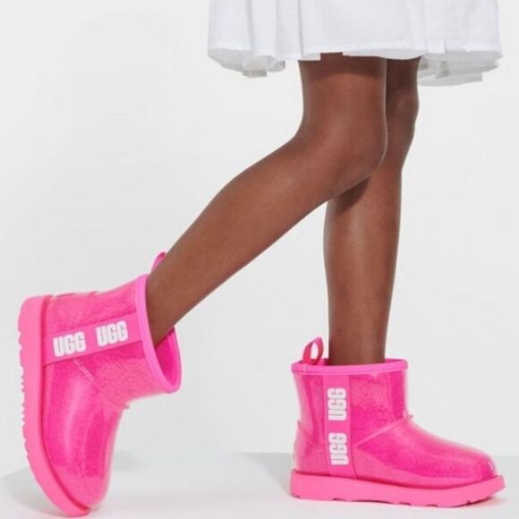 BRAND NEW UGG CLASSIC CLEAR MINI BOOT G1 - Picture 1 of 16